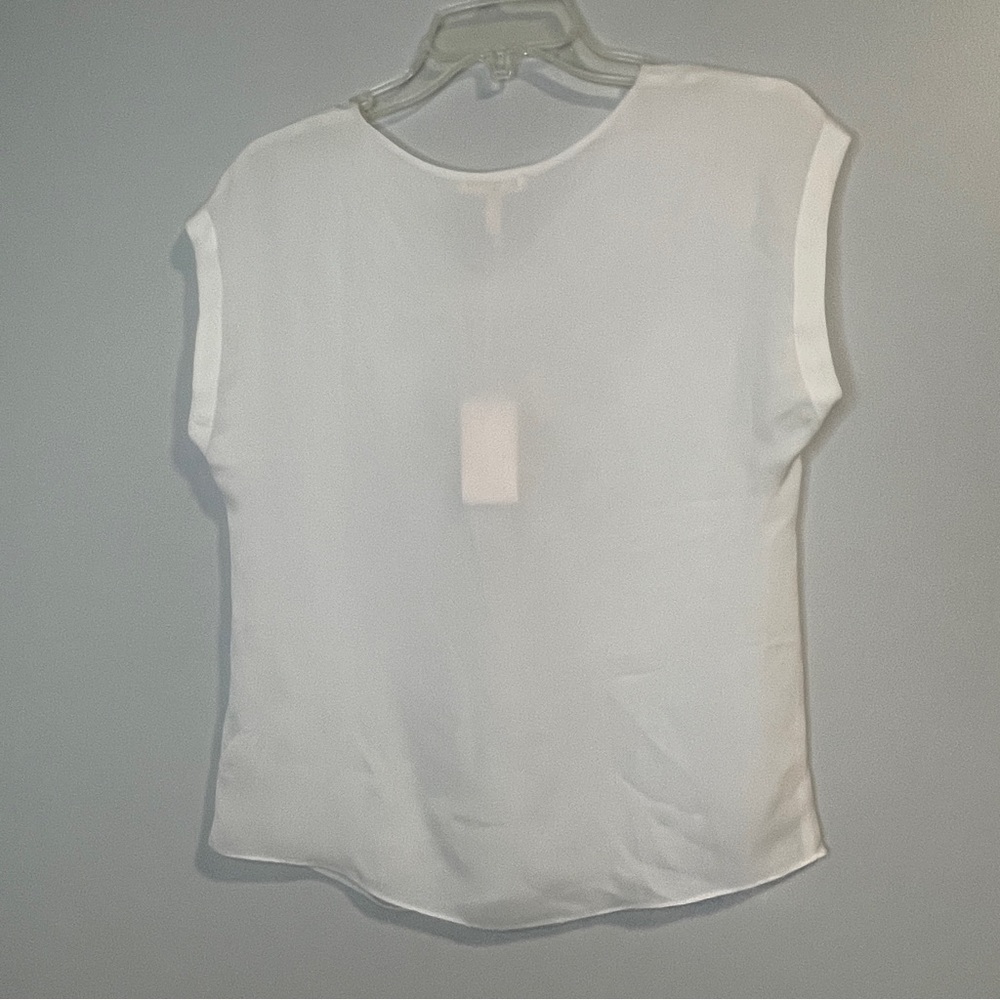 REBECCA TAYLOR Natalie Silk Top Ivory Size S - Picture 7 of 8